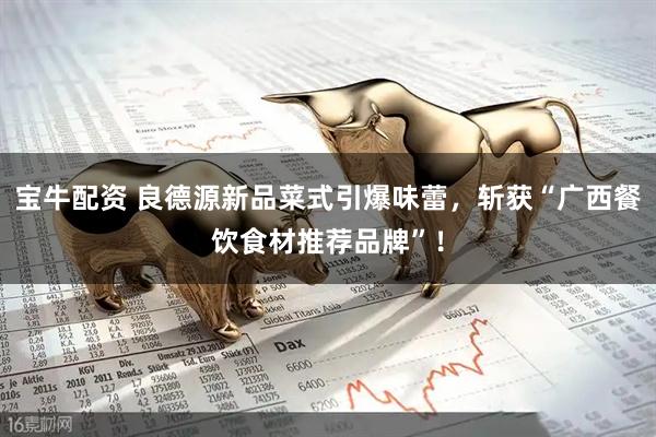 宝牛配资 良德源新品菜式引爆味蕾，斩获“广西餐饮食材推荐品牌”！